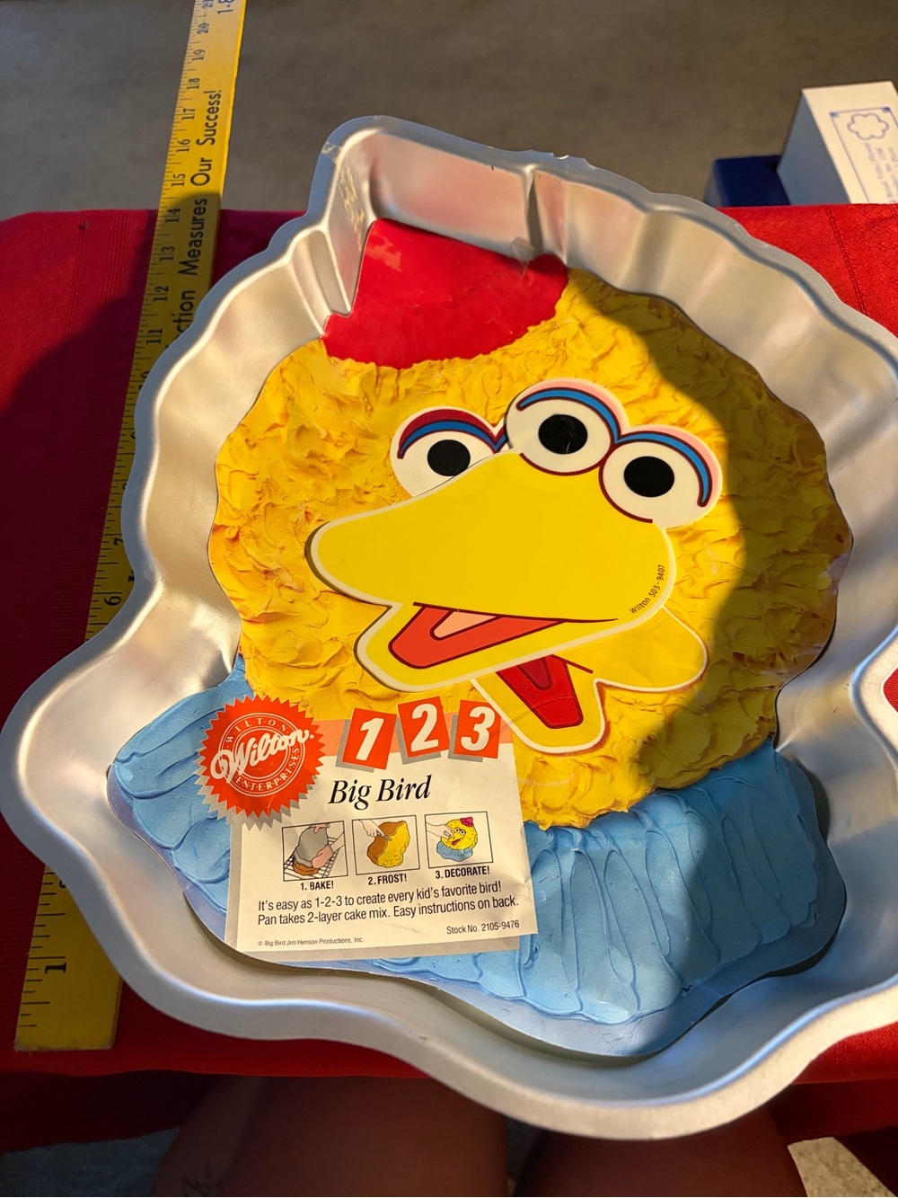 Wilton Big Bird Cake Pan - Yellow, Blue, Red